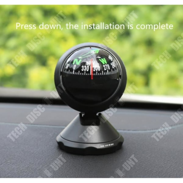 Busskive Bil - Tech Discount® - Sugekop - Justerbar - Sort
