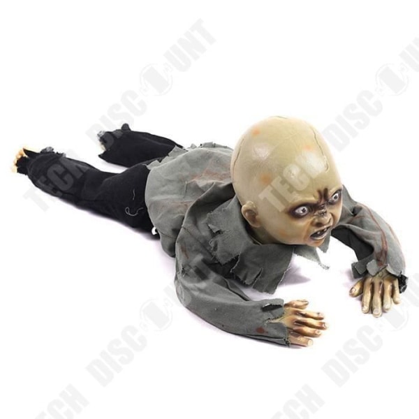 TD® Kauhujuhlat - Pelottava Zombivauva - Punaiset Silmät - Teemajuhlat - Halloween, Kauhujuhlat