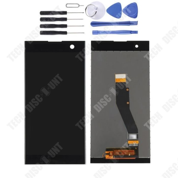 TD® Passer til Sony XA2 sort mobiltelefon LCD-skærm montering touchscreen H4233 H4213 display