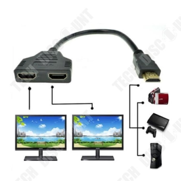 TD® HDMI-multiporttiadapteri suurikokoisten televisioiden suur Resoluutio laiteyhteensopivuus.