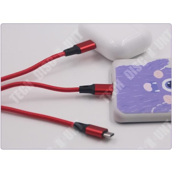 USB TD® Kabel Design 3 i 1 Hurtig og sikker dataoverførsel