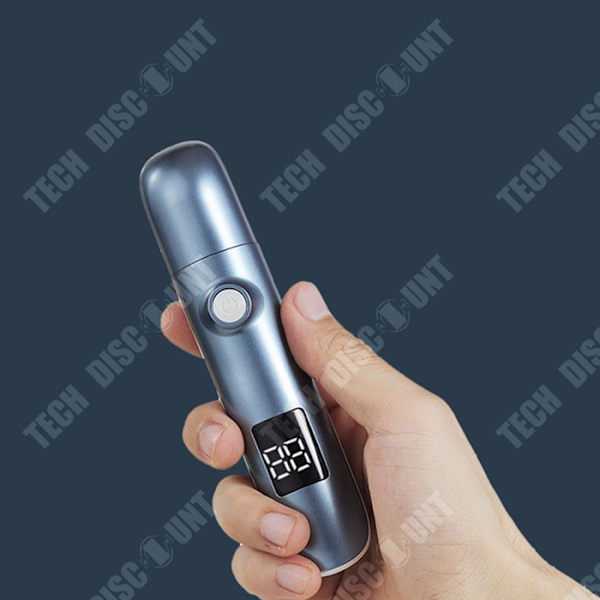 TD Sähkökäyttöinen nenäkarvojen trimmaaja LCD-näyttö 3-in-1 Kaiverrussakset USB-ladattava kulmakarvatrimmeri