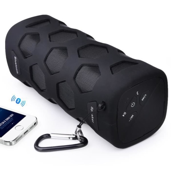 Vedenpitävä Bluetooth-kaiutin NFC Stereo iskunkestävällä langattomalla ulkoilmaurheilupuhujalla