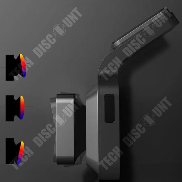 TD® Tachygraphe hd 3 "WIFI mobiili interconnectoitu piiloon kaksilinssi yövision toimintolla musta