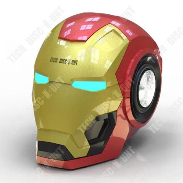 TD® Ny iron man bluetooth högtalare kreativ present trådlös bluetooth smart radio baskort mobiltelefon aud