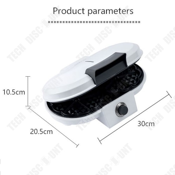 TD® Gaufrier Home Love Sandwich Maker Multifunktionel Dobbel Plade Vaffeljern Varmet Elektrisk Pandekage Pani Pani Morgenmadsfremhæver