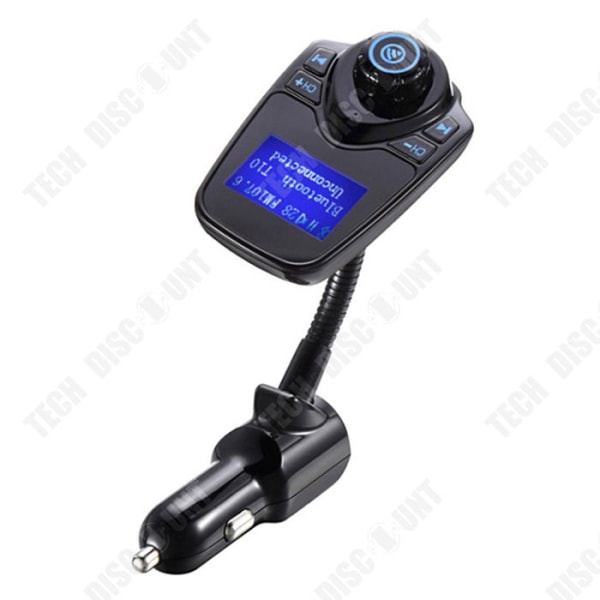 TD FM-transmitter med 1,44" skærm, FM-transmitter Bluetooth, understøtter SD- og TF-kort, Bluetooth-adapter til bil, biladapter