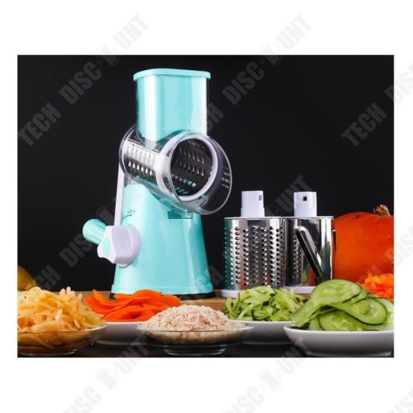 Grøntsagssnit slicer - TD® - Håndsving - Rustfrit stål 430 - Hurtig hastighed - Adsorptionssystem