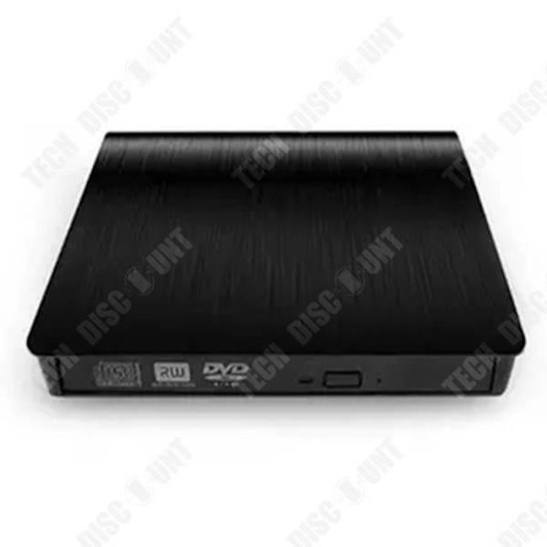 TD® DVD-brännare 3.0USB & Type-C Dual Head Black Mobile Read Burner Universal Optisk enhet Extern optisk enhet