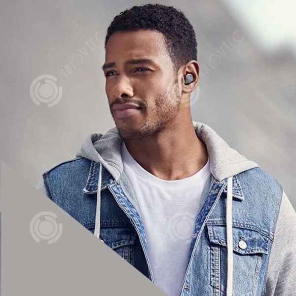 INN Langaton kuulokkeiden Bluetooth-intra-auricular, melunvaimennus, kosketusohjaus, sopii urheilulle-sininen