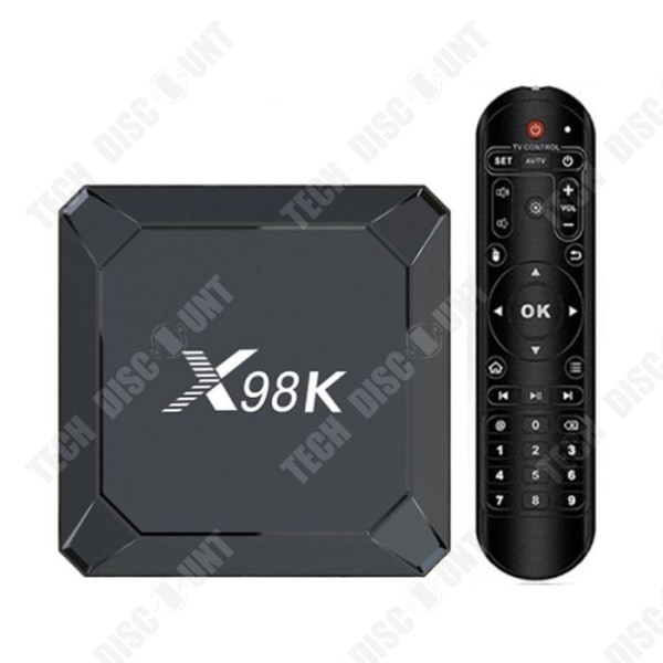 TD 1st X98K Network Set Top Box 4G+32G Dubbel WIFI+Bluetooth Smart Network TV Box 8K Androi Network Set Top Box