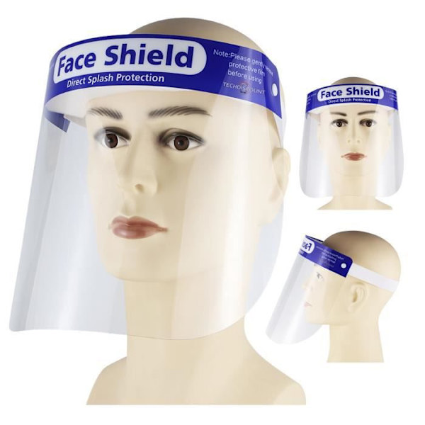 Läpinäkyvä Visor - Tech Discount - 10 kpl - Roiskesuoja - Huurtumaton