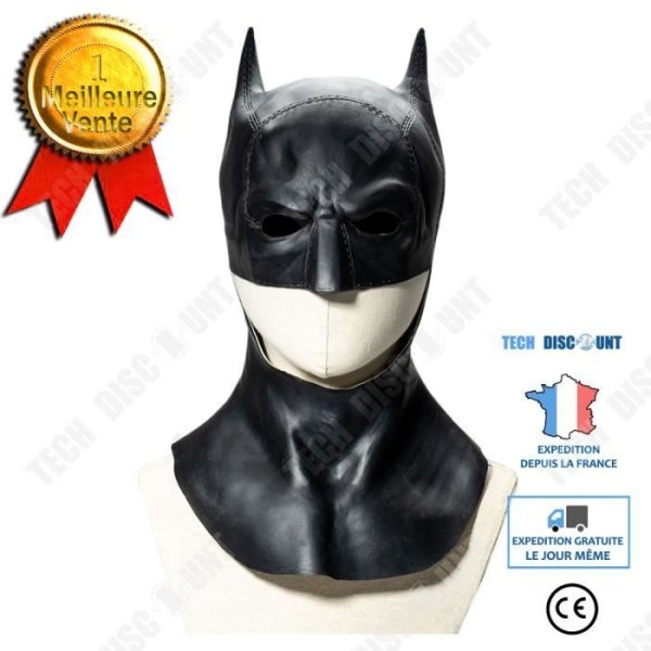 TD® Batman mask cosplay nya Batman latex huvudbonader Halloween film och TV kringutrustning live fanaktiviteter