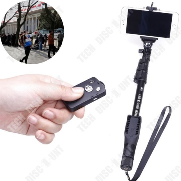 TD® Selfie artefakt bluetooth selfie stick rekommenderad fjärrkontroll mobiltelefon kamera selfie stick