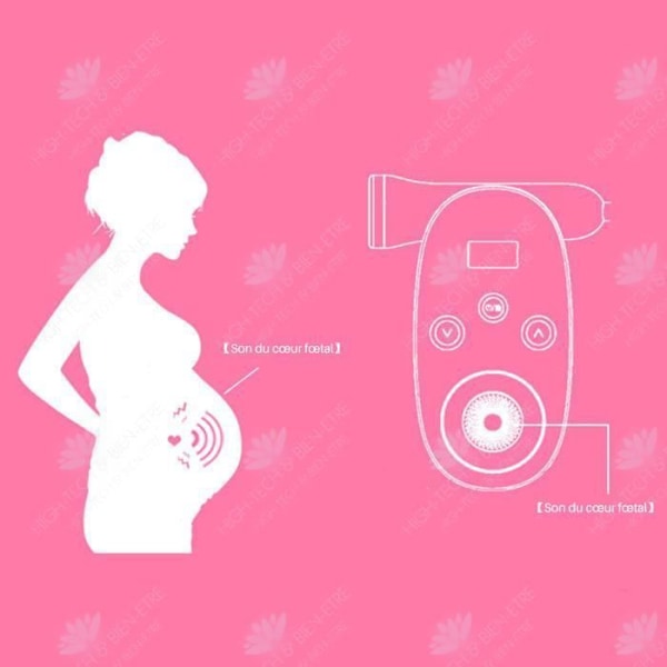 Intelligent baby noise reduction detection instrument Bärbar känslig OLED intelligent display detektor