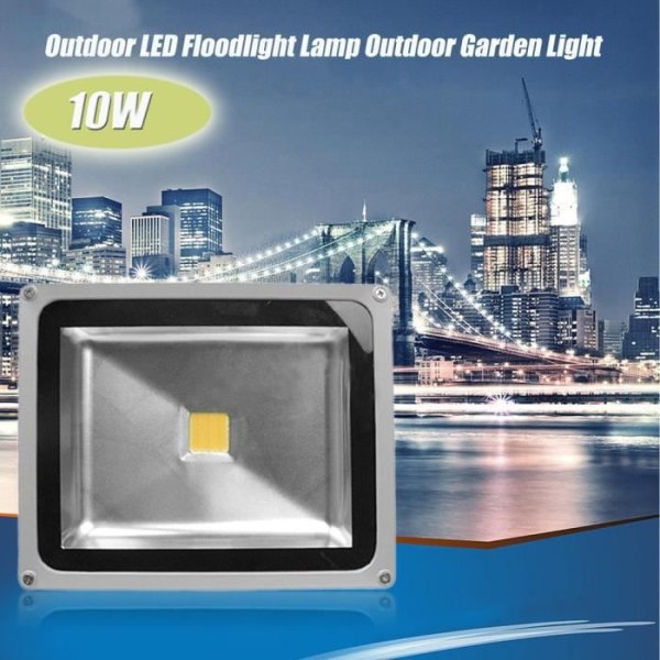 30W LED-strålkastare Vattentät utomhusvägglampa Säkerhetslampa Idealisk för trädgård, hall, däck, uteplats, etc.