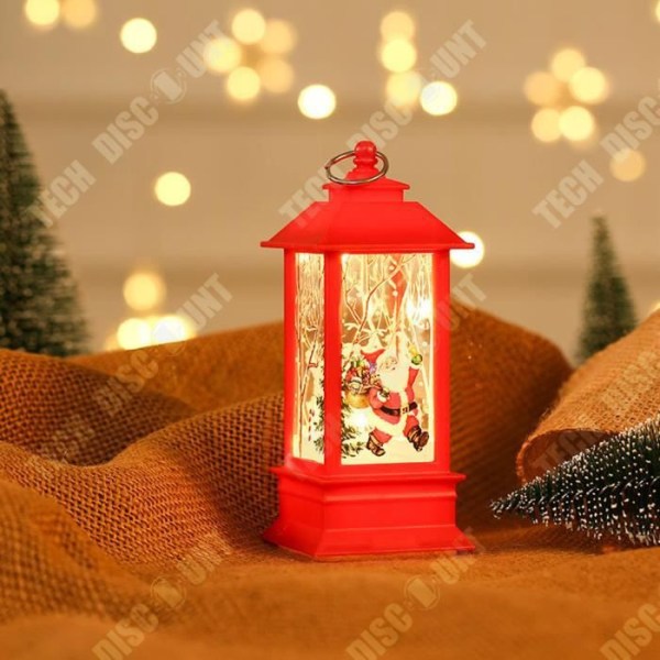 TD® Jul fantasikron lampe lille natlampe olie lampe flamme lys produkt julebelysning ornament dekoration til kontor
