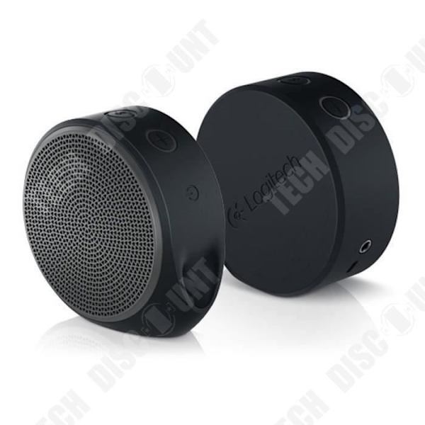 TD® Bluetooth-högtalare Telefonsamtal Musik Svart färgbrytarknapp Högkvalitativt ljud USB-laddning Musikhögtalare