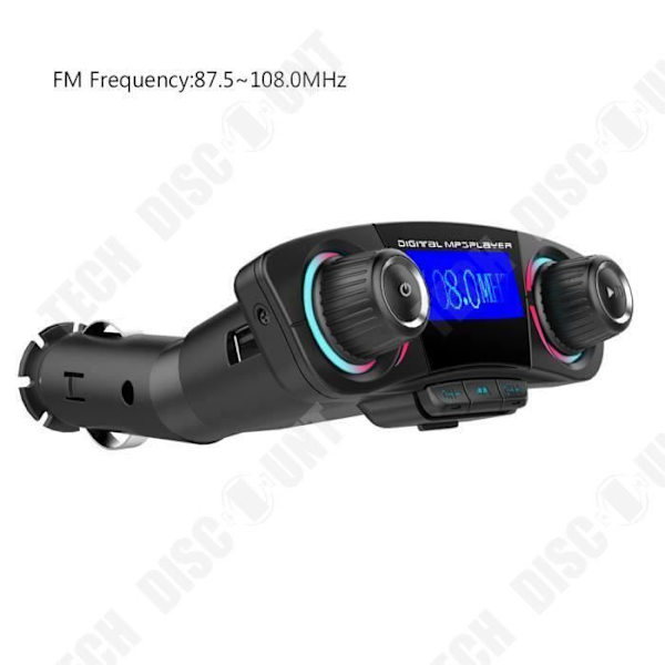 TD® Auto MP3-soitin Bluetooth 4.0 FM-lähetinvastaanotin Handsfree Autokäyttöön Langaton Radioadapteri Musiikinsoitin