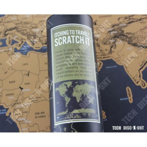 TD® Skrabelod/ Dekoration, Stor Skrabelod Guld & Sort/ Verdens Skrabelod Sort