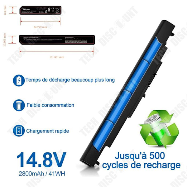 TD Udskiftning af bærbar batteri 2600mah 4 celler KI04-4 ekstern batteri til bærbar computer