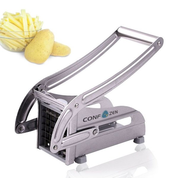 Frituremaskine - TD®CONFO - Husholdnings fritskærer - Rustfrit stål - 2 gitter - Manuel