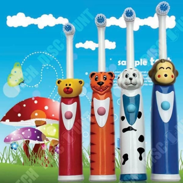 TD® Elektrisk tandborste tandvård munhygien tandborste tandvård barns utseende tecknad vattentät