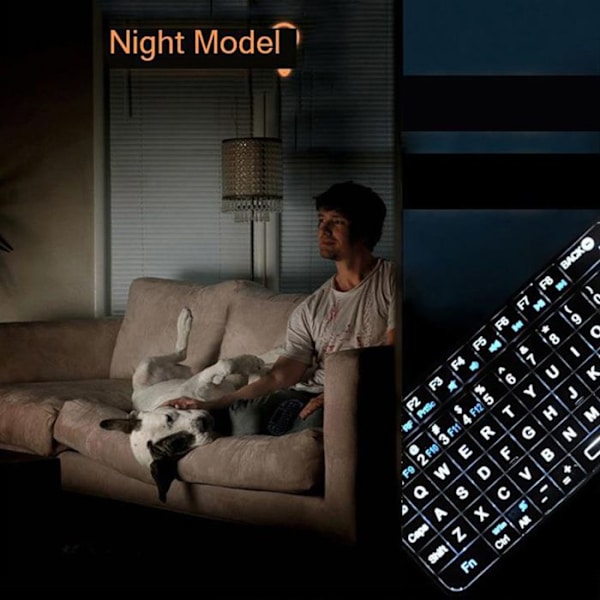 Trådløst tastatur - TD® - Mini tastatur med touchpad - Genopladelig - Plug and play - 90 grader vendbar