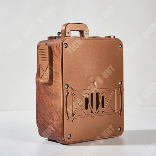 TD® Högkvalitativ radio trådlös Bluetooth-högtalare Amerikansk retrostil portabel mini utomhus skrivbord liten högtalare o