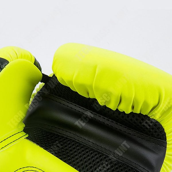 Boksehandsker - TECH DISCOUNT - PU-læder - Tredobbelt tæthedsskum - Velcro-fixering - Åndbar