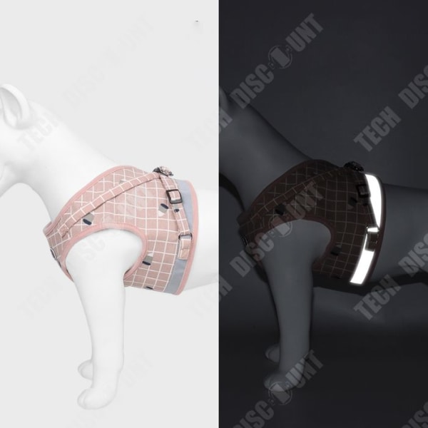 TD® Koppel för små och medelstora hundar Passar för en bröstomkrets på 35 till 39 cm Universell för hundar och katter