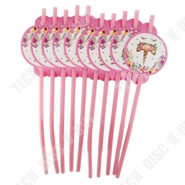 TD® servisset dekoration - Unicorn Birthday Party Supplies för barn - Girl