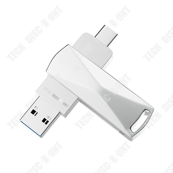 TD® 128 Gt:n korkeakapasiteettinen Hi-Speed 3.0 USB -muistitikku tyylikkäällä ja kestävä metallikuorella älypuhelimille, tabletteille ja tietokoneille