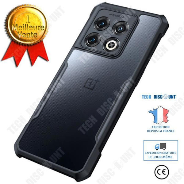 TD® Sopii OnePlus 10 Pro TPU-suojakotelo + kaikki sisältävä akryylinen iskunkestävä puhelintasku