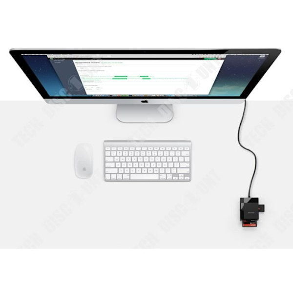 TD® kortlæser USB3.0, højhastighedsoverførsel, egnet til mobiltelefoner og computere