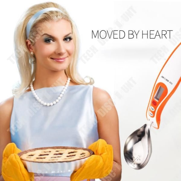 TD® Elektronisk måleske gram digital rustfrit stål multifunktionel kaffe madlavning doserer vejer 30ml orange farve hurtig køkken