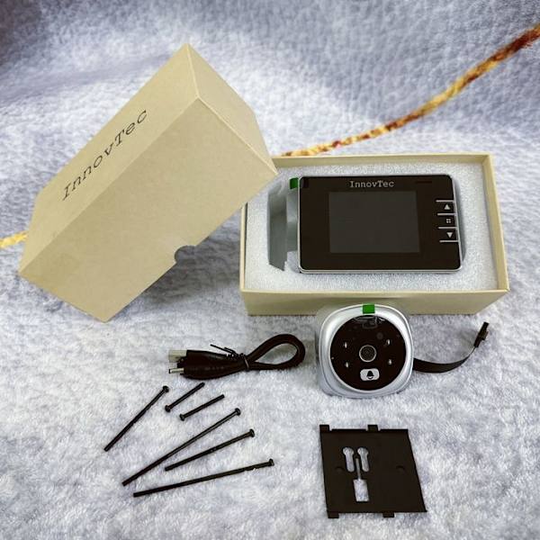 Älykäs elektroninen ovikello INNOVTEC 2,8 tuuman HD-yökuvaus ja videoautomatiikka