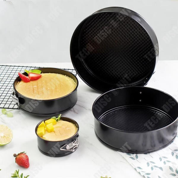 TD® Non-stick kageform, kagesæt, silke kageform, låseform
