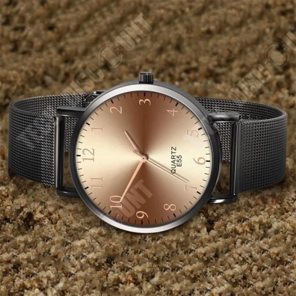 TD® Quartz Watches Casual and Business Series Mesh bälteklockor herrpresenter