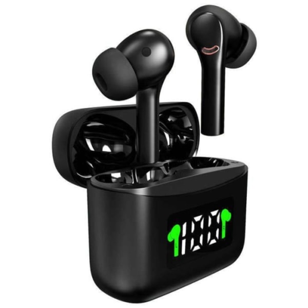 I® Bluetooth trådlösa hörlurar kompatibla In-ear Black Sport Vattentätt Headset med lång batteritid