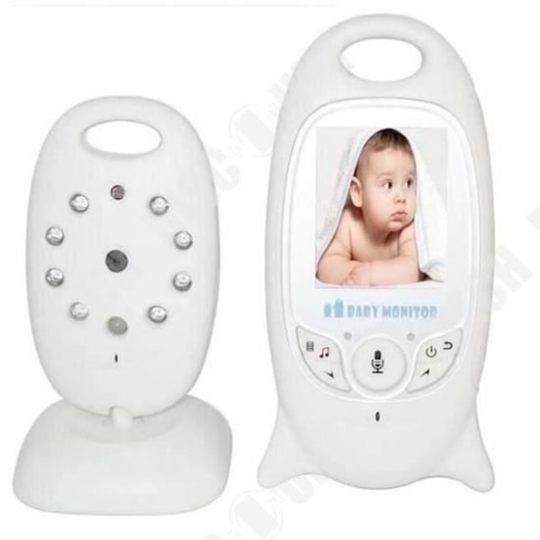 TD® Multifunktion Trådlös Video Baby Phone 2.0 Färg LCD Video Trådlös Baby Monitor + 8 vaggvisor Night Vision Termometer