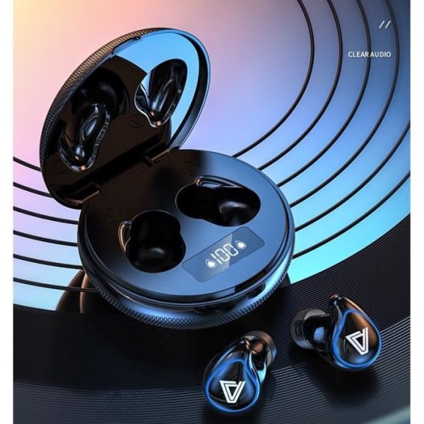 Öronproppar A29 trådlöst bluetooth headset TWS äkta stereo binaurala öronproppar hängande hals sportheadset