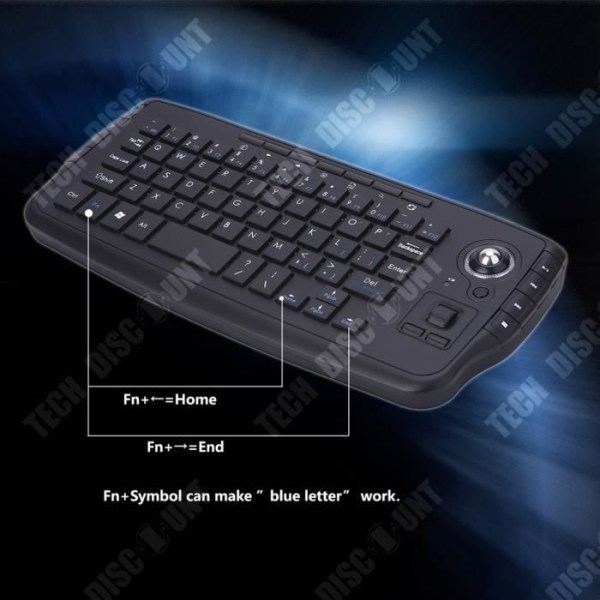 TD® Mini 2.4G trådlöst tangentbord och mus för kontorsspel, lätt och bekvämt, 2 i 1 tangentbord och muskombination