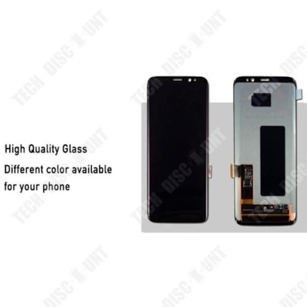 TD® Fuld skærm berøringsglas lcd - Sort til Samsung Galaxy S8 G950 G950F