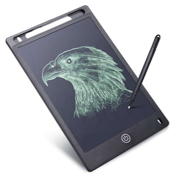LCD Skrivetablet - LR - 8,5 tommer - Bærbar - Økologisk - Sletbar svart