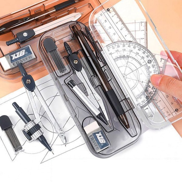 TD® Circle Gauge Set 9-delat Set Ritverktyg Brevpapper