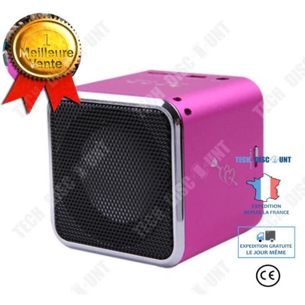 TD® Music Angel - Cube Bluetooth &amp; MP3-högtalare Bluetooth-högtalare för musik