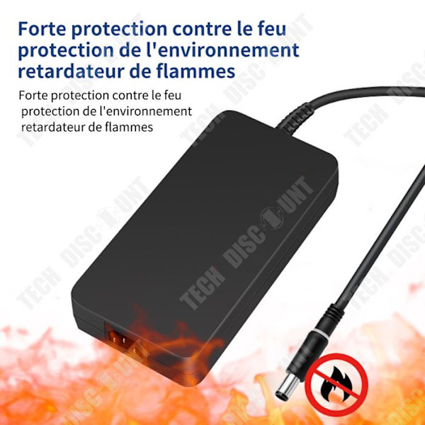 TD® Laptop Laddare Adapter 240W 19,5V 12,3A lämplig för Dell-datorer och bärbara datorer som möter utgången