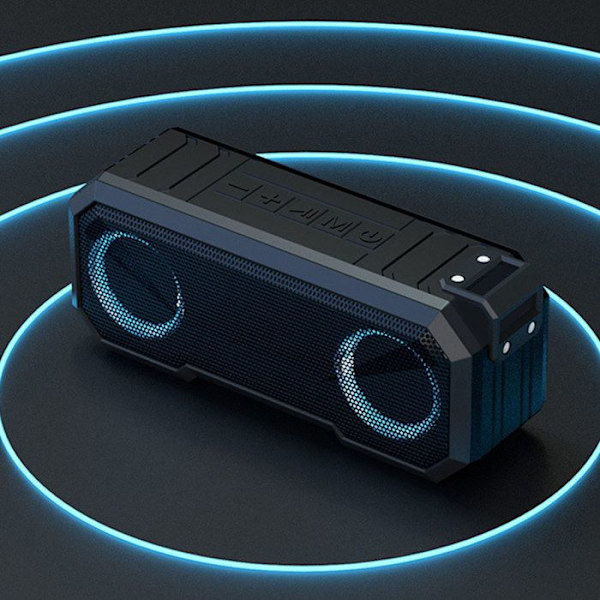Bluetooth højttaler TD® 3000mAh Farvet lysudsendelse Understøtter afspilning fra U-disk og TF-kort