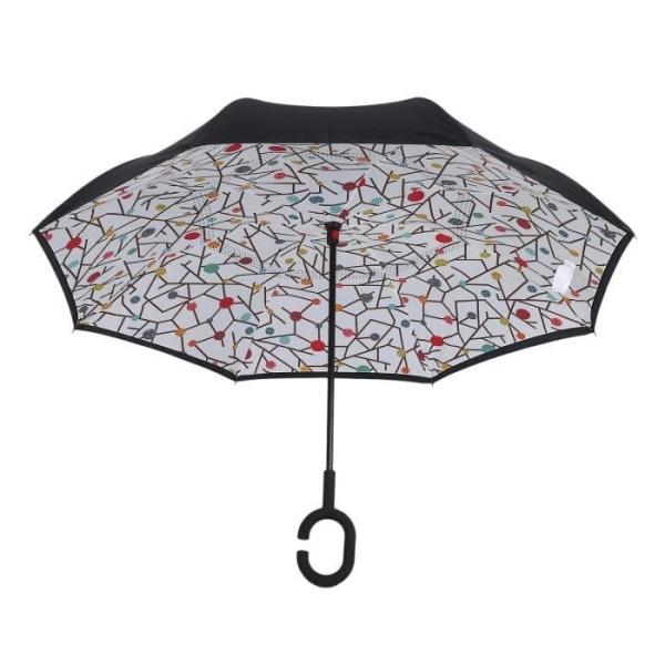 Candy Folding Reverse Paraply Double Layer Reverse Regntäta bilparaplyer för kvinnor